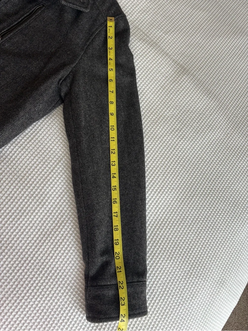 Banana Republic Men's Dark Charcoal Zip Shirt Jacket